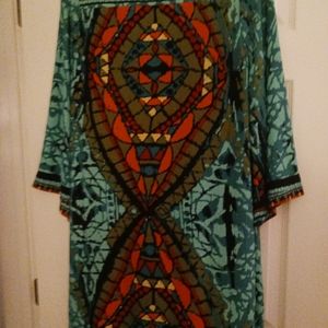 Beige by eci brand multi color dress